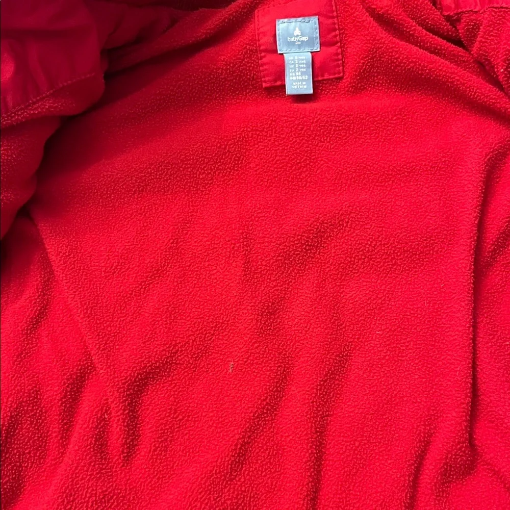 GAP Bright Red Kids Puffer Jacket